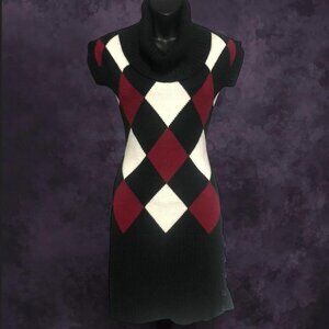Majora Argyle Preppy Tunic Dress